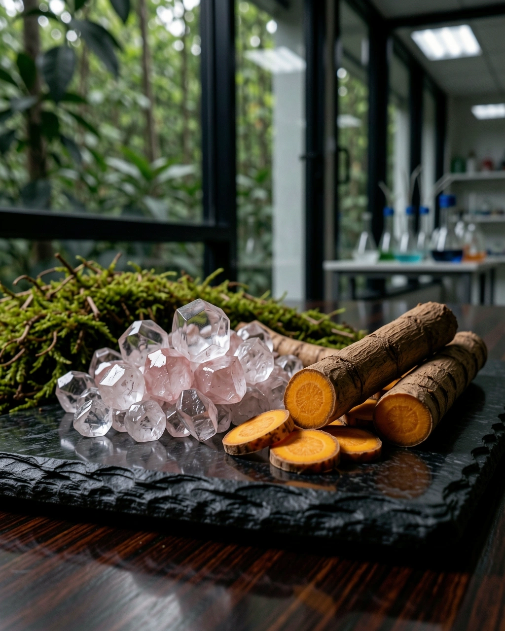 Natural minerals and botanical elements